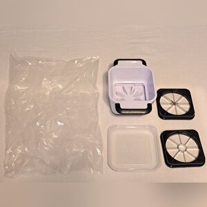 Fruit Slicer Wedger Set Kitchen Aid White